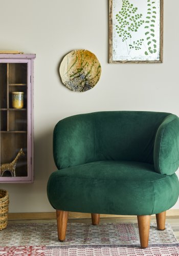 CREATIVE COLLECTION Ruperta Loungestol, Grn, Polyester