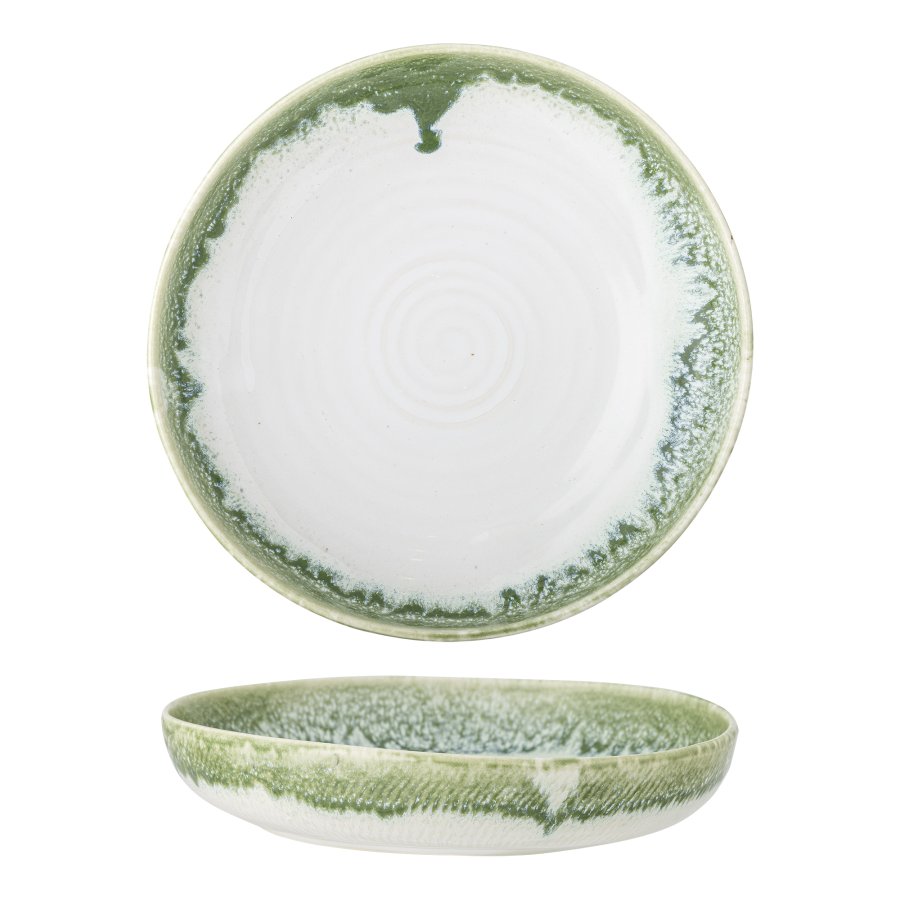 CREATIVE COLLECTION Prim Serveringsfad, Grn, Stentj