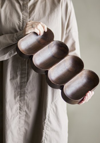 BLOOMINGVILLE Maluna Serveringsbakke, Brun, FSC® 100%, Mango