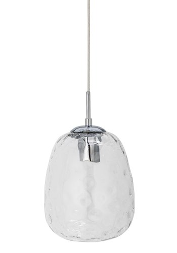 BLOOMINGVILLE Baele loftlampe, rund - klar glas og jern (H:34)