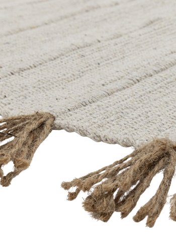 BLOOMINGVILLE Avino gulvtppe, rektangulr - natur bomuld (245x75)