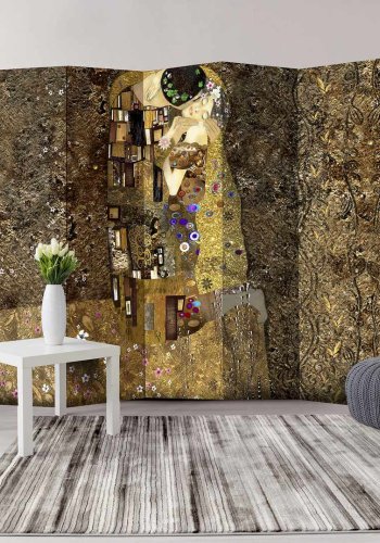 ARTGEIST Golden Kiss II rumdeler - multifarvet print (172x225)