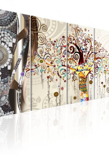 ARTGEIST billede, 5-delt - Tree and Mosaic - Flere strrelser