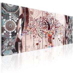 ARTGEIST billede, 5-delt - Impressive Tree - Flere strrelser