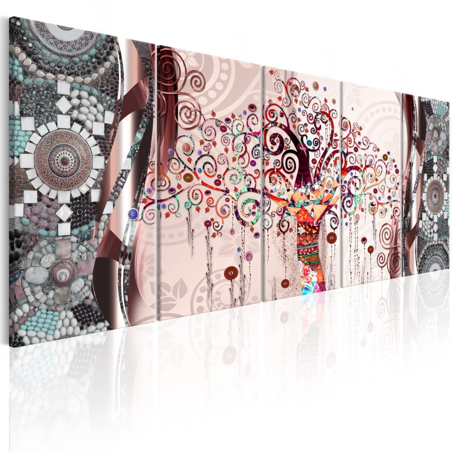 ARTGEIST billede, 5-delt - Impressive Tree - Flere strrelser