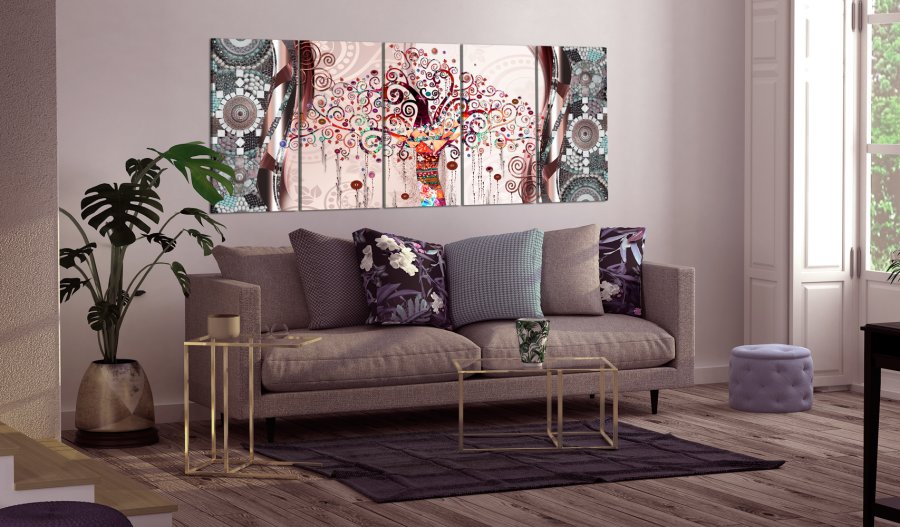 ARTGEIST billede, 5-delt - Impressive Tree - Flere strrelser