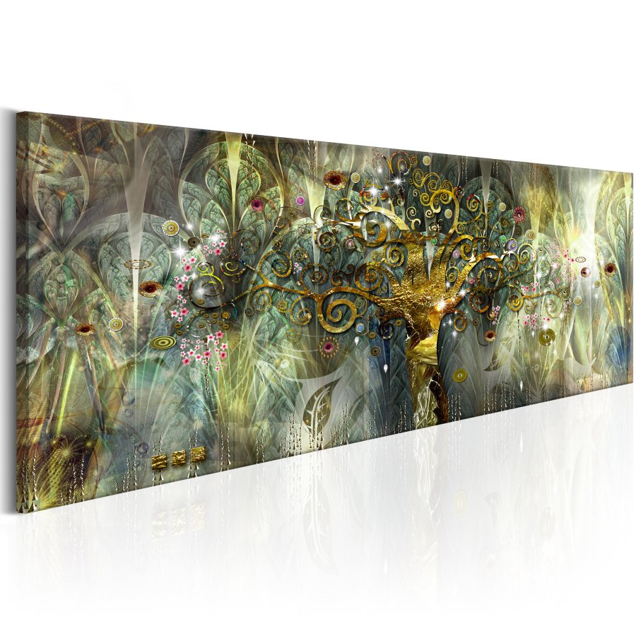 ARTGEIST Fairytale Tree - Abstrakt billede med tr-motiv trykt p lrred - Flere strrelser