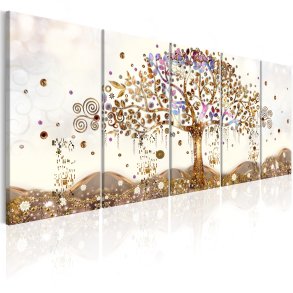 ARTGEIST billede, 5-delt - Dazzling Tree - Flere strrelser
