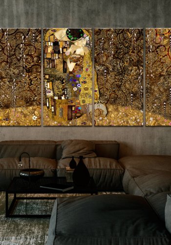 ARTGEIST billede, 5-delt - Passionate Kiss - Flere strrelser