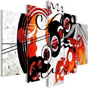 ARTGEIST billede, 5-delt - Music Creations Wide - Flere strrelser