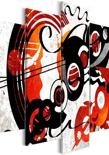 ARTGEIST billede, 5-delt - Music Creations Wide - Flere strrelser