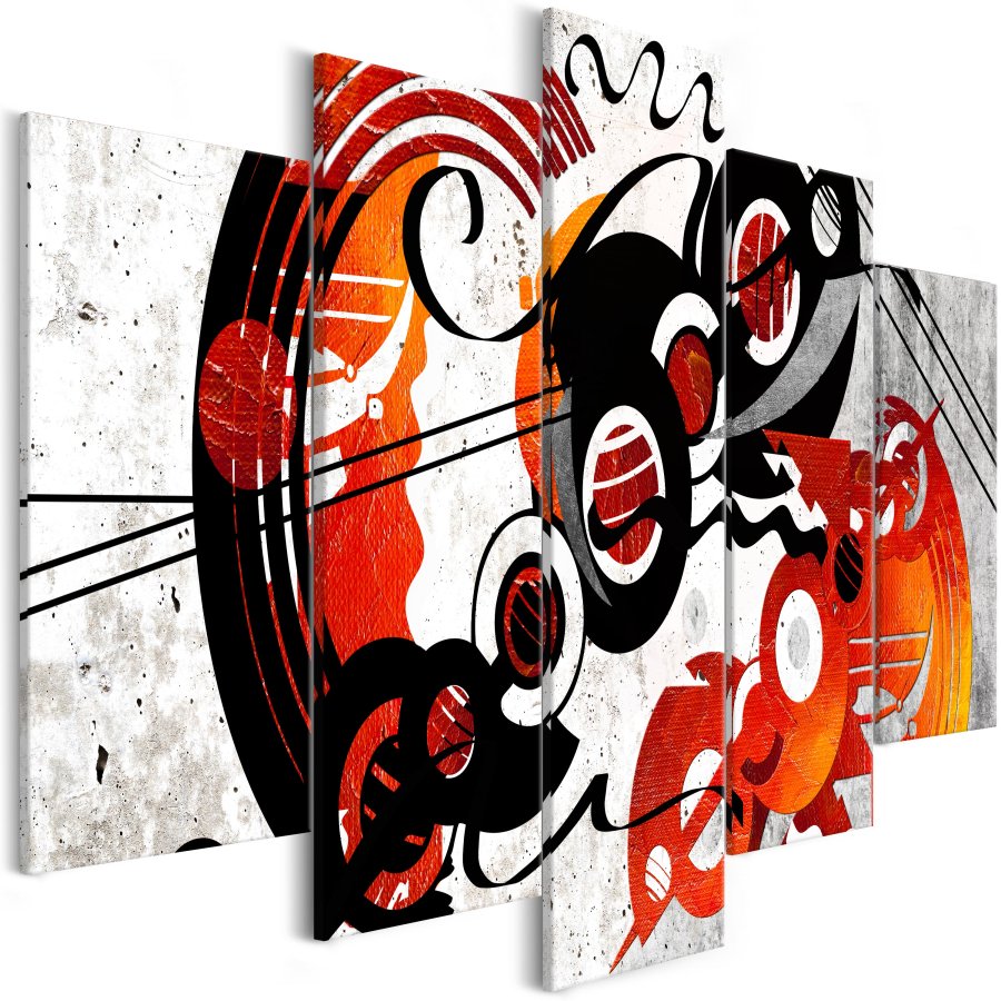 ARTGEIST billede, 5-delt - Music Creations Wide - Flere strrelser