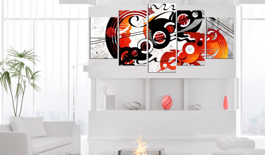 ARTGEIST billede, 5-delt - Music Creations Wide - Flere strrelser
