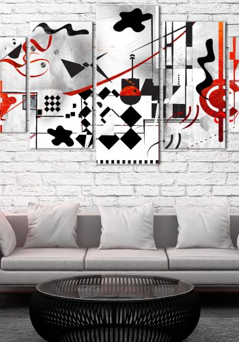 ARTGEIST billede, 5-delt - Maze Wide - Flere strrelser