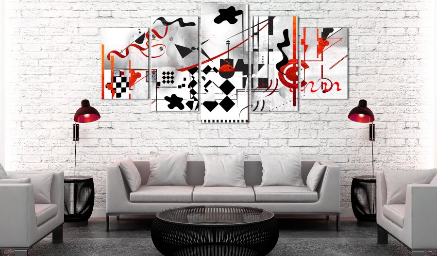 ARTGEIST billede, 5-delt - Maze Wide - Flere strrelser