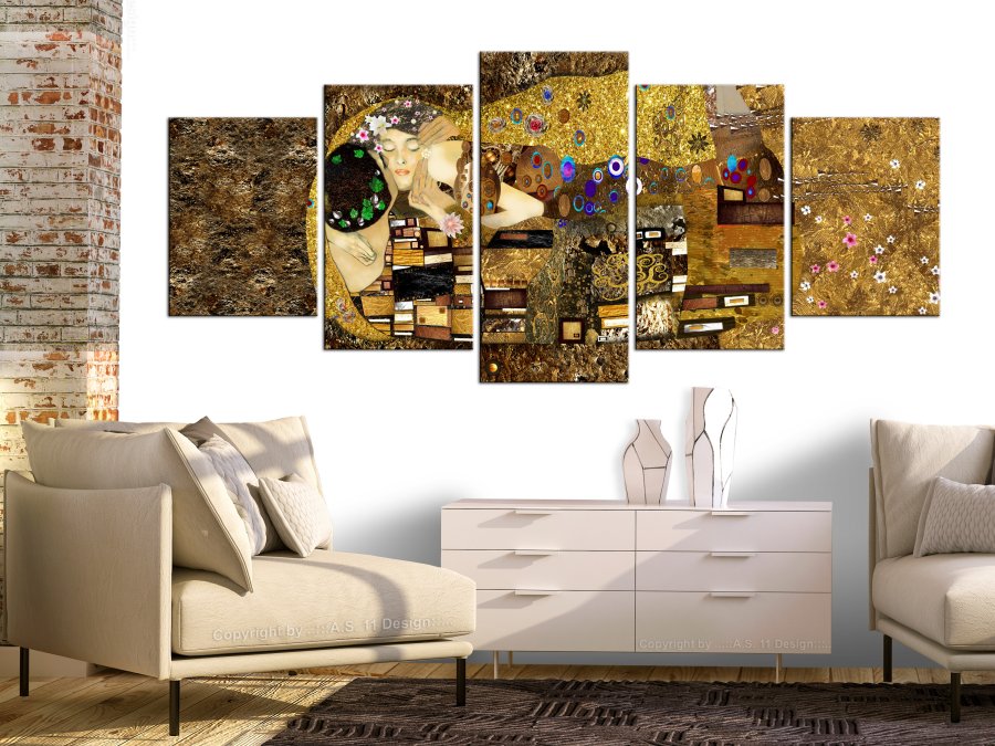 ARTGEIST billede, 5-delt - Cheek Kiss Wide - Flere strrelser