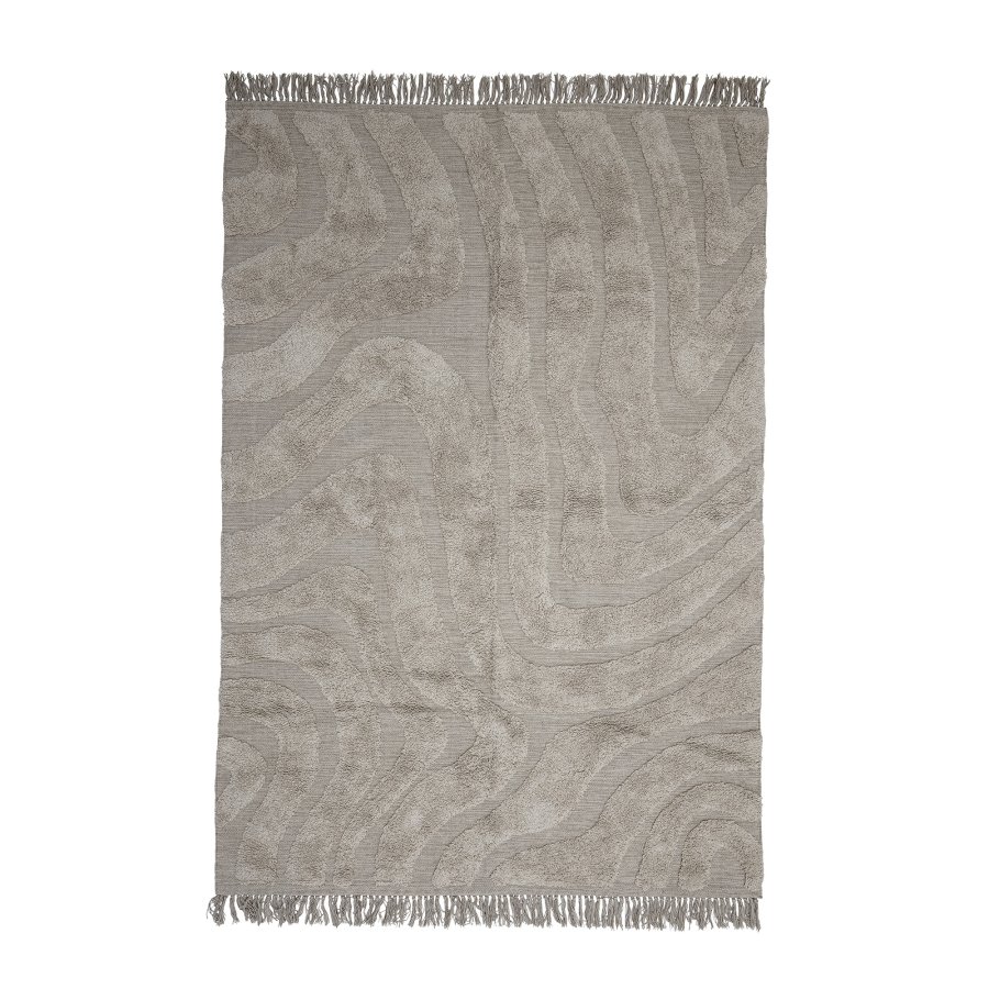 BLOOMINGVILLE Elaine gulvtppe, rektangulr - natur bomuld (210x150)