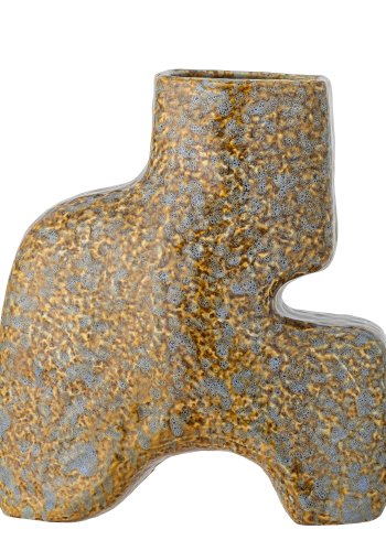 BLOOMINGVILLE Ollia Vase, Brun, Stentj