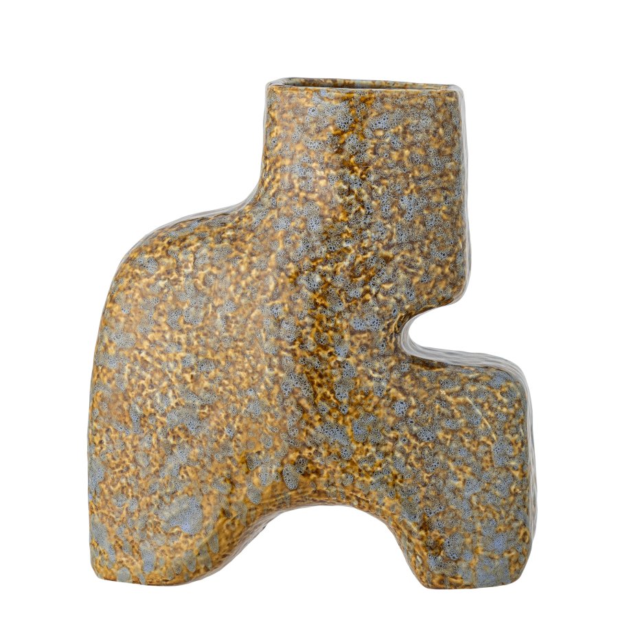 BLOOMINGVILLE Ollia Vase, Brun, Stentj