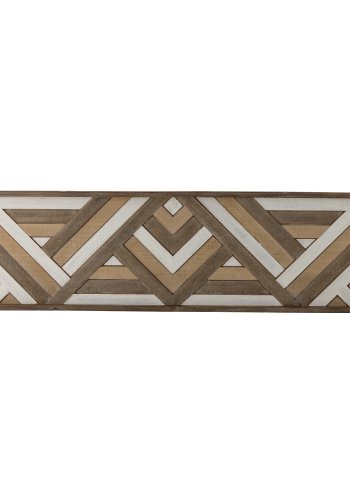 CREATIVE COLLECTION Lunna vgdekoration, rektangulr - brun MDF (122x33)