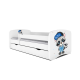 Babydreams juniorseng med vaskebjrn, m. madras, sengehest og skuffe - hvid laminat (180x80)