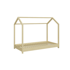 Bella juniorseng, uden madras - natur fyrretr (180x80)