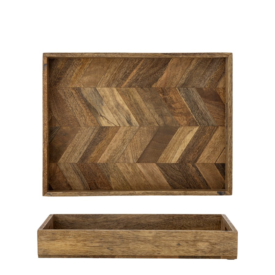 BLOOMINGVILLE Katalyn Serveringsbakke, Natur, FSC 100%® Mango