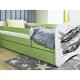 KOCOT KIDS Seng babydreams grn sportsvogn uden skuffe med madras 160/80
