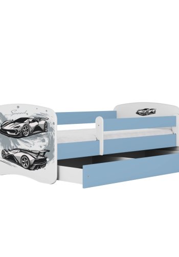 KOCOT KIDS Seng babydreams bl sportsvogn uden skuffe med madras 180/80