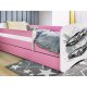 KOCOT KIDS Seng babydreams pink sportsvogn uden skuffe med madras 160/80