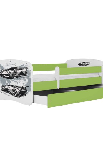 KOCOT KIDS Seng babydreams grn sportsvogn uden skuffe med madras 140/70