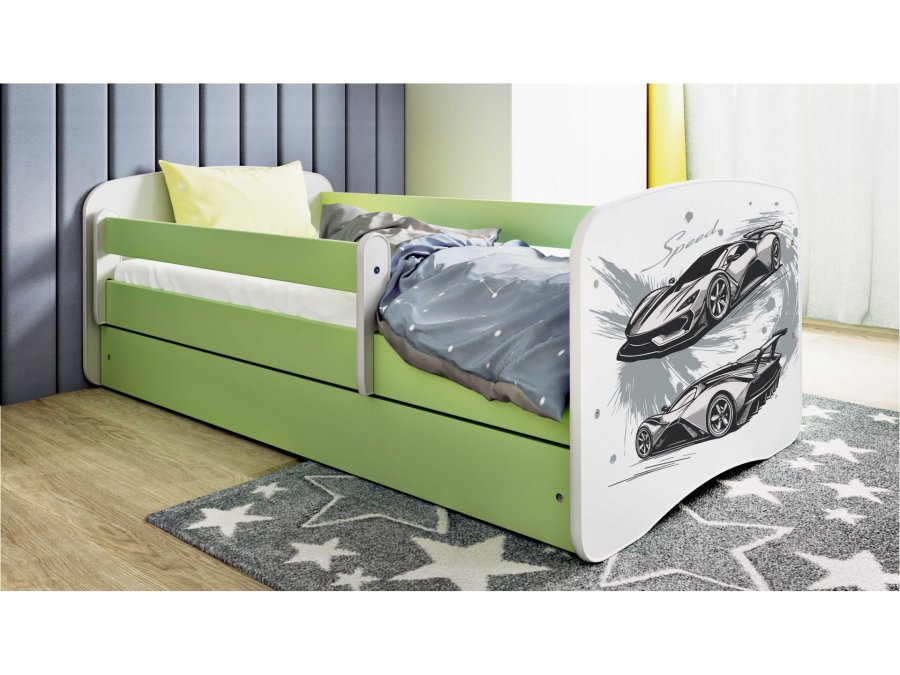 KOCOT KIDS Seng babydreams grn sportsvogn uden skuffe med madras 140/70