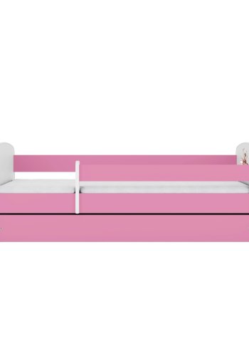 KOCOT KIDS Seng babydreams pink dancer uden skuffe med madras 160/80