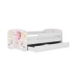 KOCOT KIDS Seng babydreams hvid ballon uden skuffe med madras 140/70
