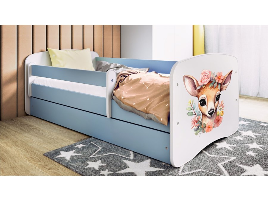 KOCOT KIDS Seng babydreams bl bambi uden skuffe med madras 160/80