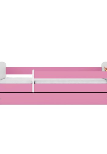 KOCOT KIDS Seng babydreams pink bambi med skuffe med madras 140/70