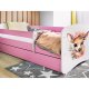KOCOT KIDS Seng babydreams pink bambi uden skuffe med latexmadras 180/80