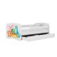 KOCOT KIDS Seng babydreams hvid tiny dinos uden skuffe med madras 160/80