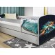 KOCOT KIDS Seng babydreams white race med skuffe med madras 160/80