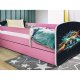 KOCOT KIDS Seng babydreams pink race med skuffe med madras 180/80