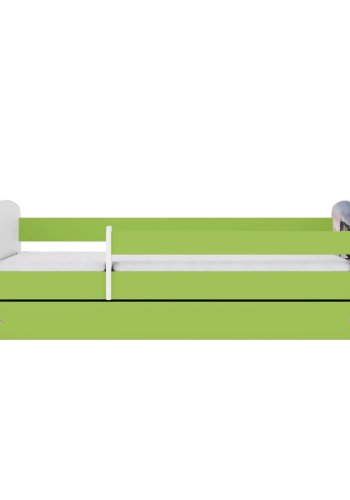 KOCOT KIDS Seng babydreams grn galoperende hest med skuffe med madras 180/80