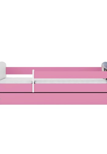 KOCOT KIDS Seng babydreams pink galopperende hest uden skuffe med madras 140/70