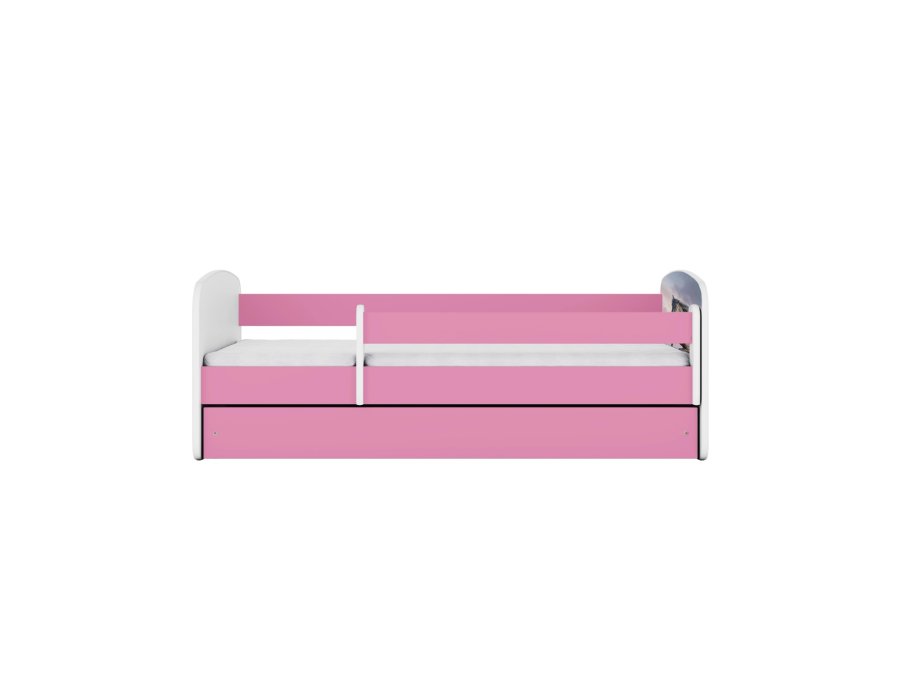 KOCOT KIDS Seng babydreams pink galopperende hest uden skuffe med madras 140/70