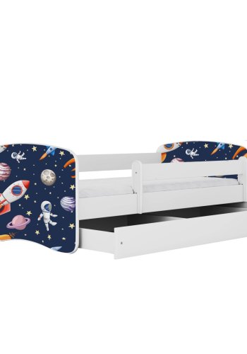 KOCOT KIDS Seng babydreams hvid cosmos uden skuffe med madras 180/80
