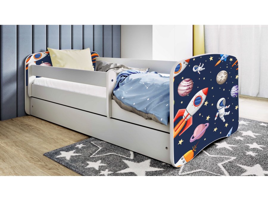 KOCOT KIDS Seng babydreams hvid cosmos uden skuffe med madras 180/80