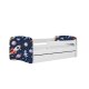 KOCOT KIDS Seng babydreams white cosmos med skuffe med madras 140/70