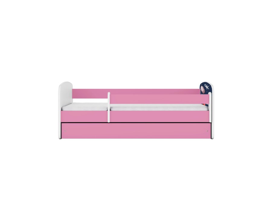 KOCOT KIDS Seng babydreams pink cosmos med skuffe med madras 180/80