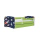 KOCOT KIDS Seng babydreams green cosmos uden skuffe med madras 140/70