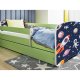 KOCOT KIDS Seng babydreams green cosmos uden skuffe med madras 140/70
