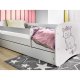 KOCOT KIDS Seng babydreams hvid kat uden skuffe med madras 160/80